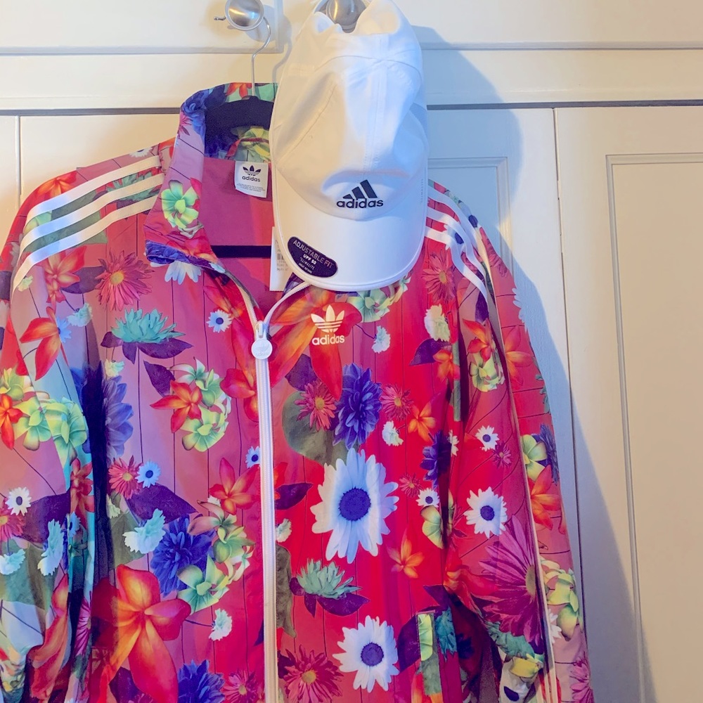 New Adidas Jacket & Hat